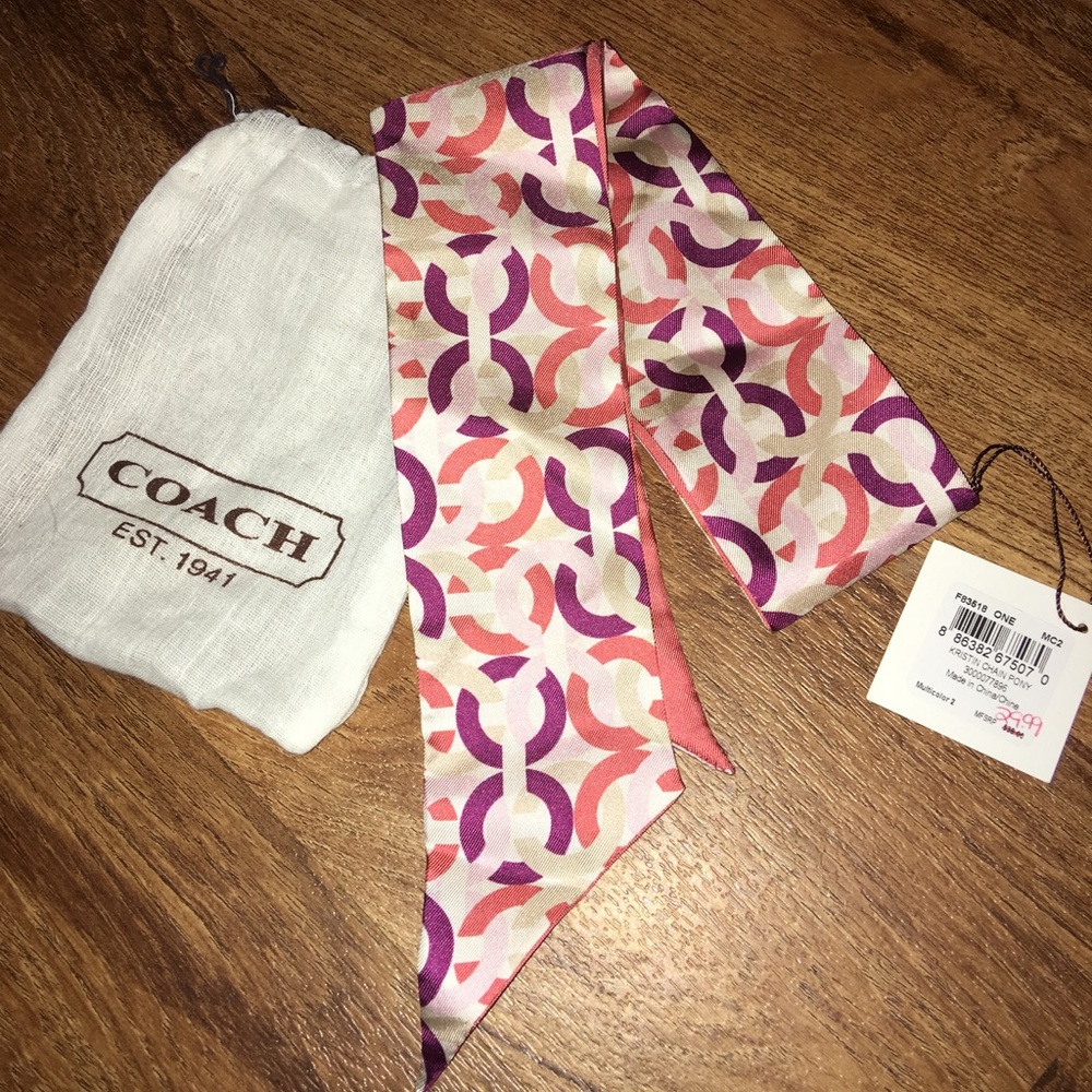 Coach Purse Scarf Tie
